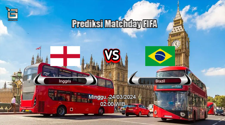 Prediksi Skor Inggris vs Brasil