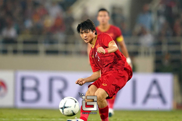 Gelandang bertahan Timnas Vietnam Nguyen Tuan Anh